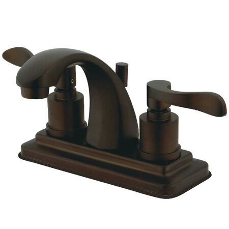 Kingston Brass KS4645DFL 4" Centerset Bathroom Faucet, Oil Rubbed Bronze KS4645DFL